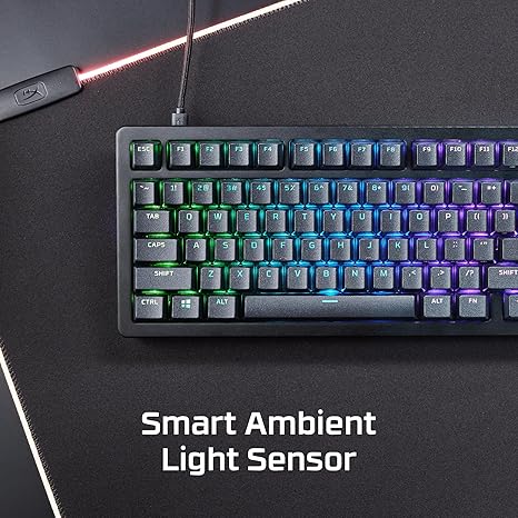 HyperX Alloy Rise 75 Mechanical Gaming Keyboard Arabic -Black HyperX Alloy Rise 75 Mechanical Gaming Keyboard Arabic -Black